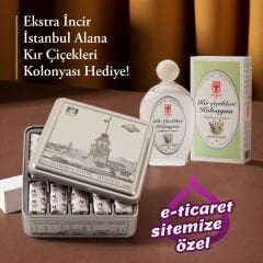 Ekstra İncir İstanbul 1 kg + Kır Çiçeği Kolonyası 200 ml Hediye