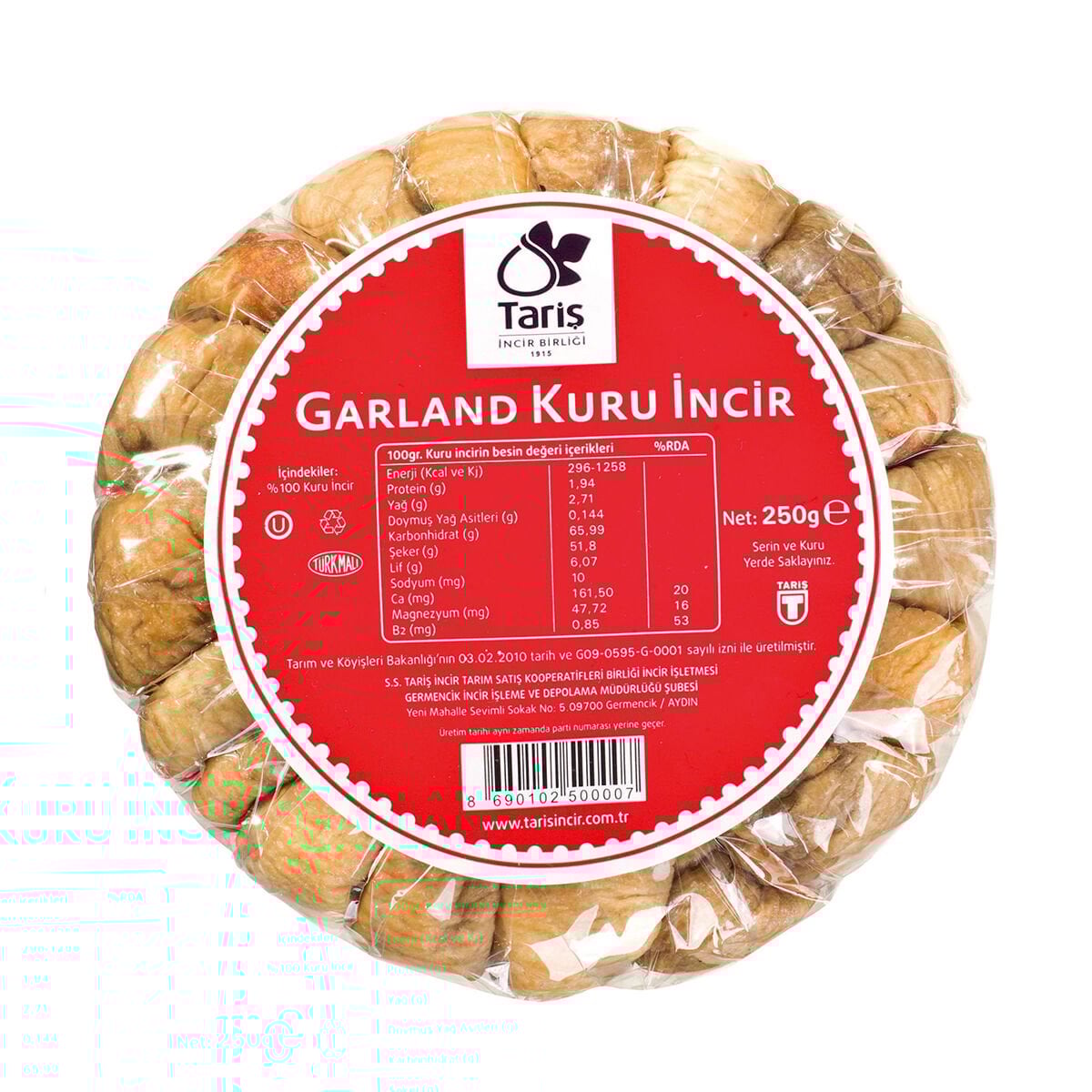 GARLAND SELEFON 250 GR İNCİR