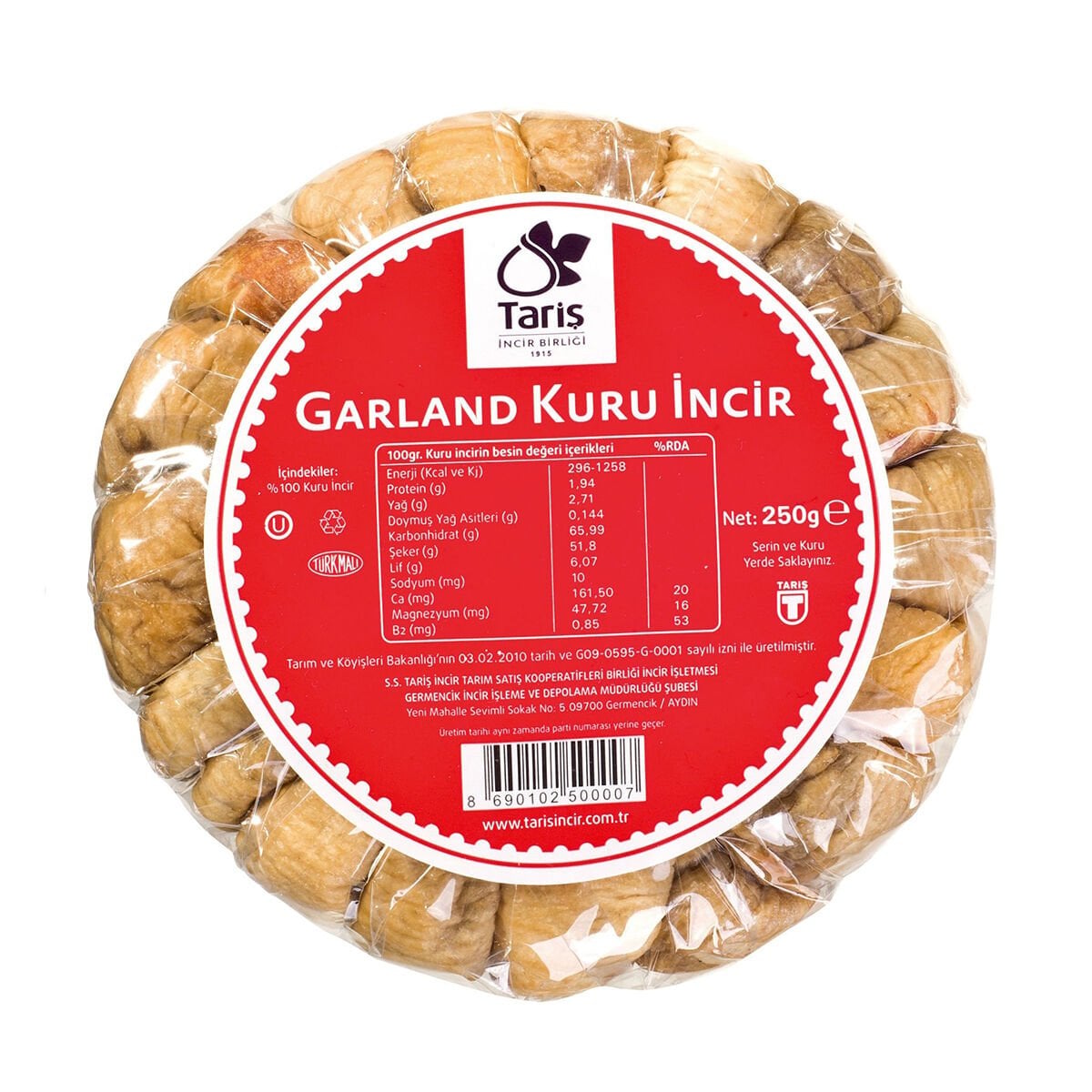 GARLAND SELEFON 250 GR İNCİR