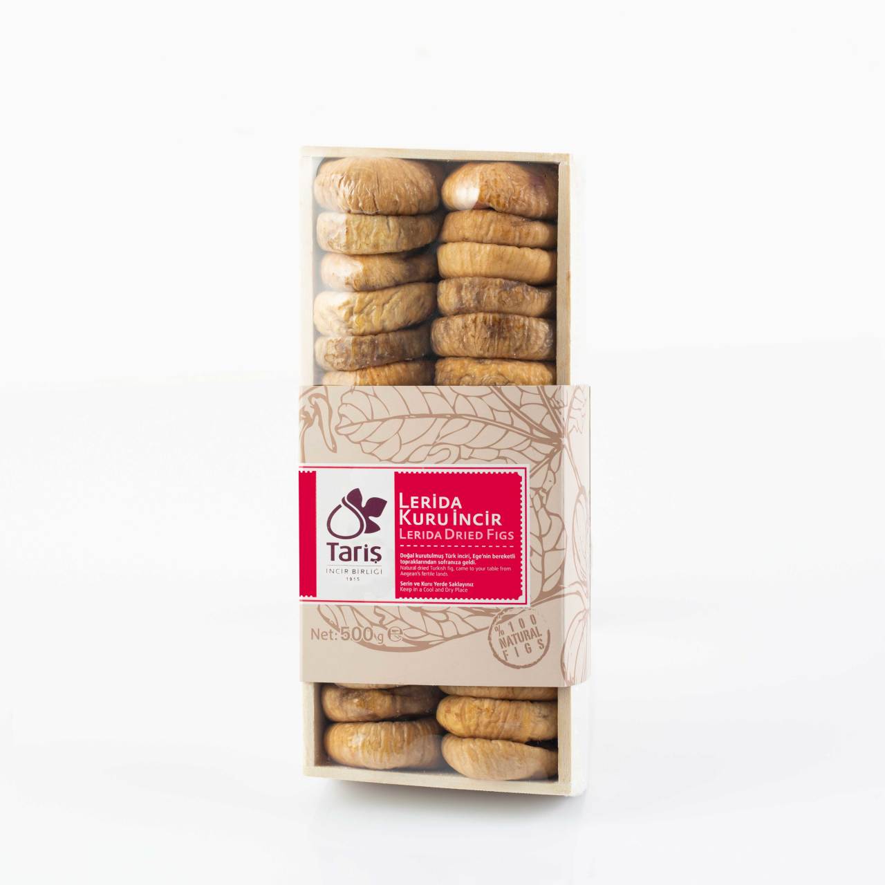 LERİDA KAVAK KUTU 500 GR İNCİR