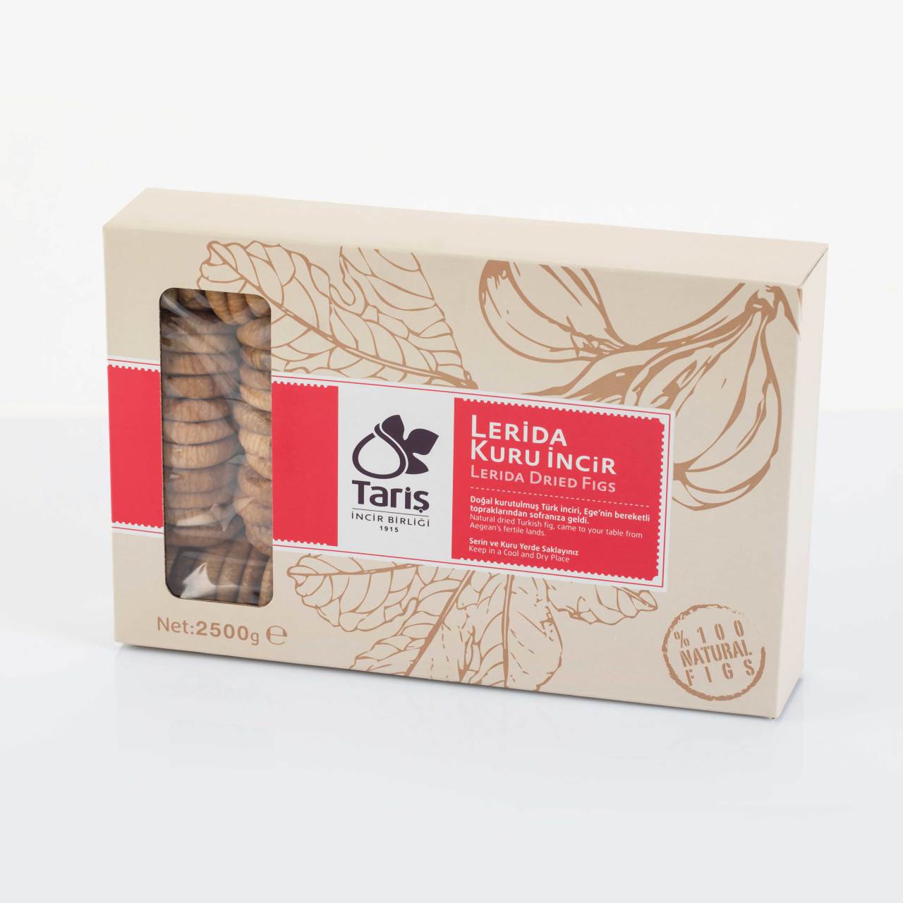 LERİDA KARTON KUTU 2.5 KG.İNCİR