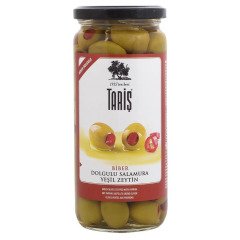BİBER DOLGULU SALAMURA YEŞİL ZEYTİN 500 CC