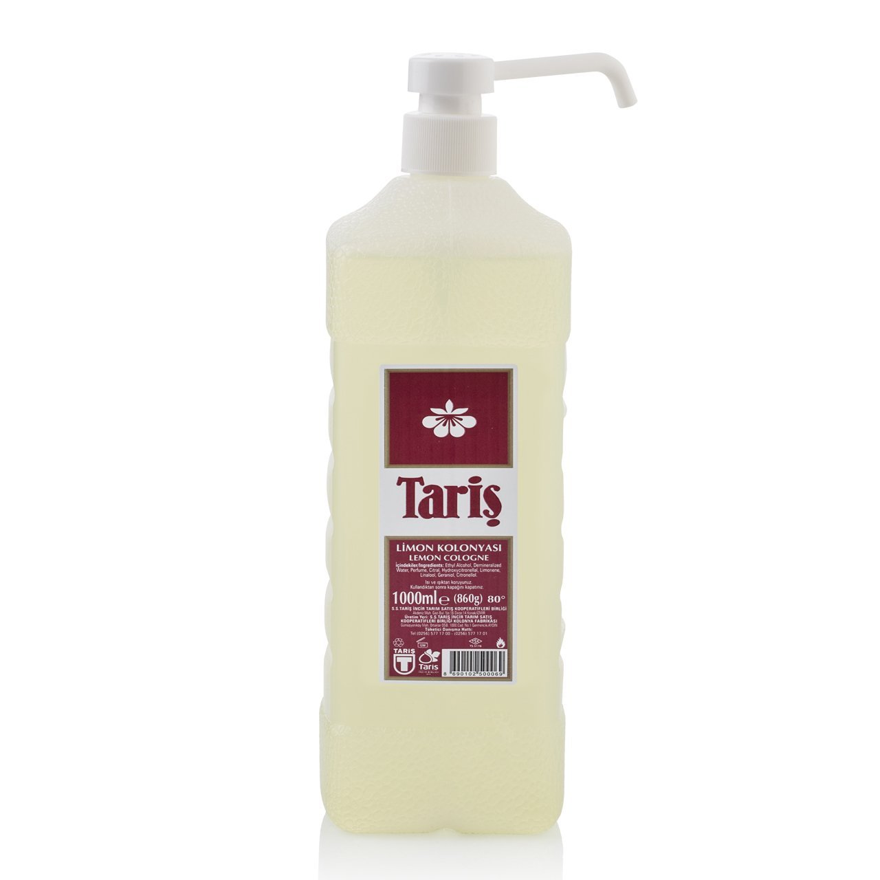 LİMON KOLONYASI PLASTİK SPREY 1 LT.