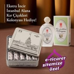 Ekstra İncir İstanbul 1 kg + Kır Çiçeği Kolonyası 200 ml Hediye
