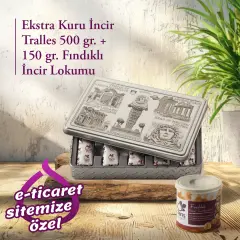 Ekstra Kuru İncir Tralles 500 gr +150 gr Fındıklı İncir Lokumu Hediye