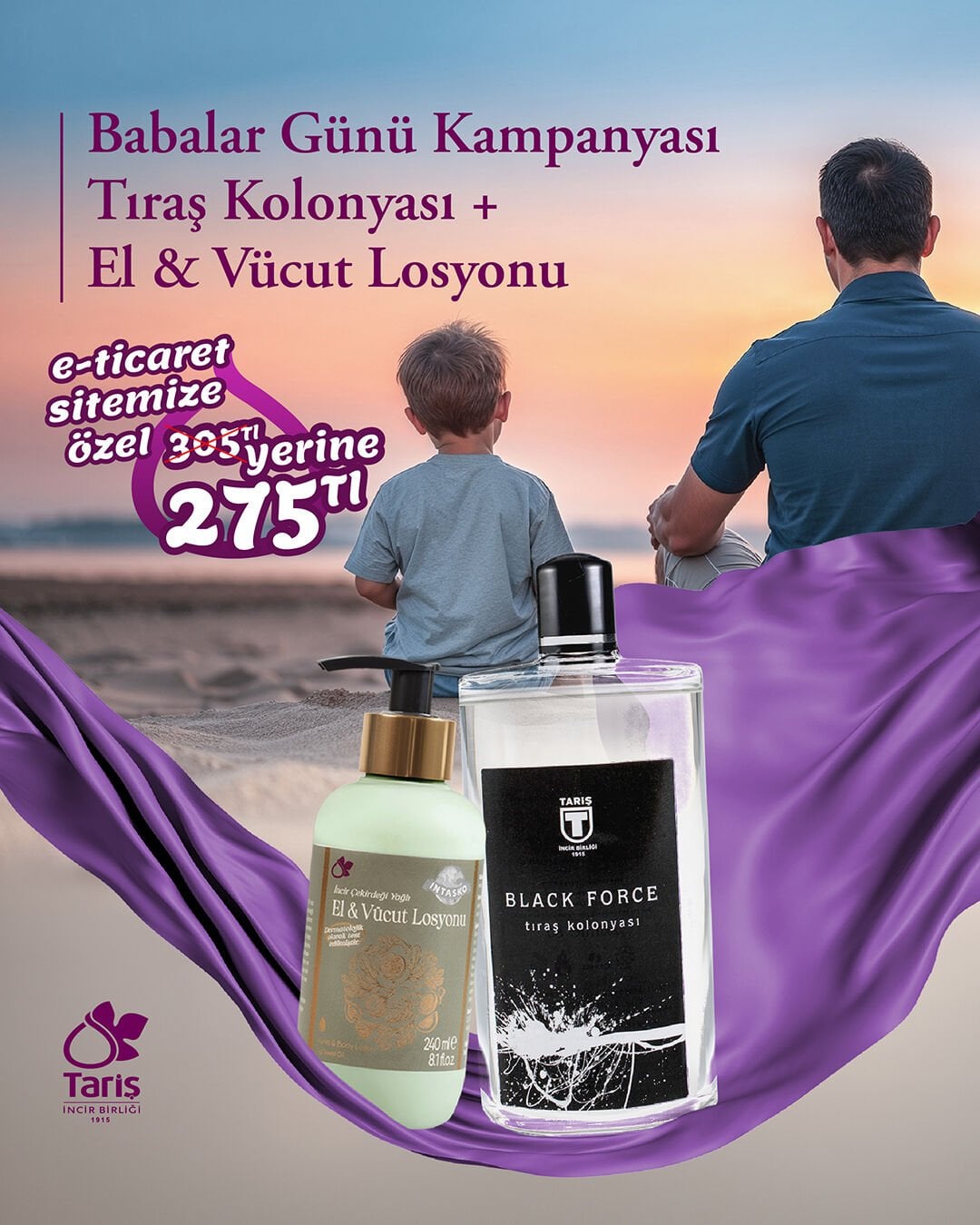 Black Force Kolonya ve El&Vücut Losyonu